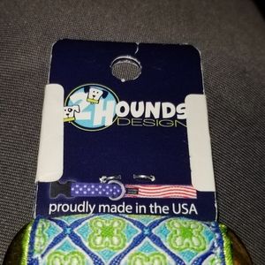 New 1.5" Medium Satin Lined Buckle Collar with Brass Hardware